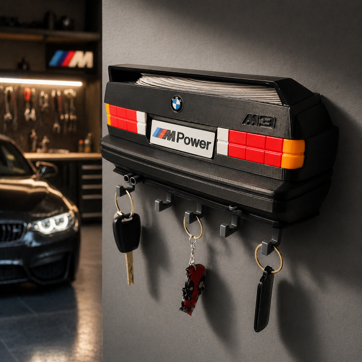 E30 M3 Temalı Anahtarlık Askısı