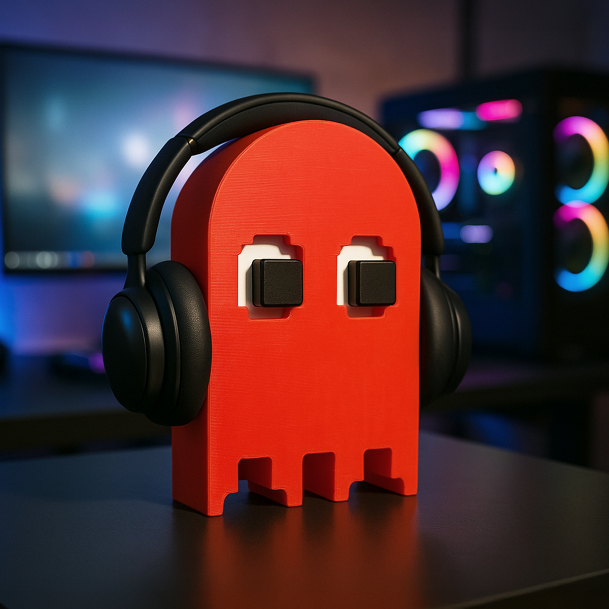 Pacman Masaüstü Kulaklık Standı