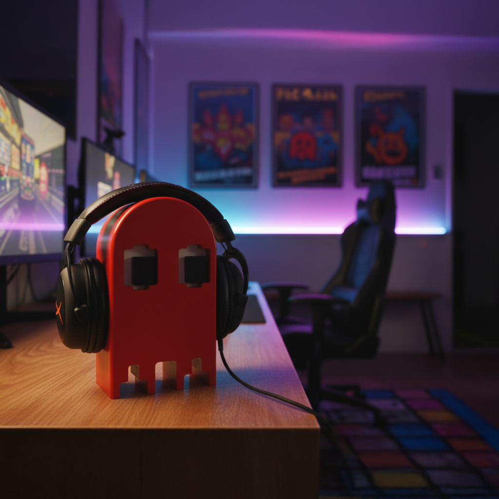 Pacman Masaüstü Kulaklık Standı