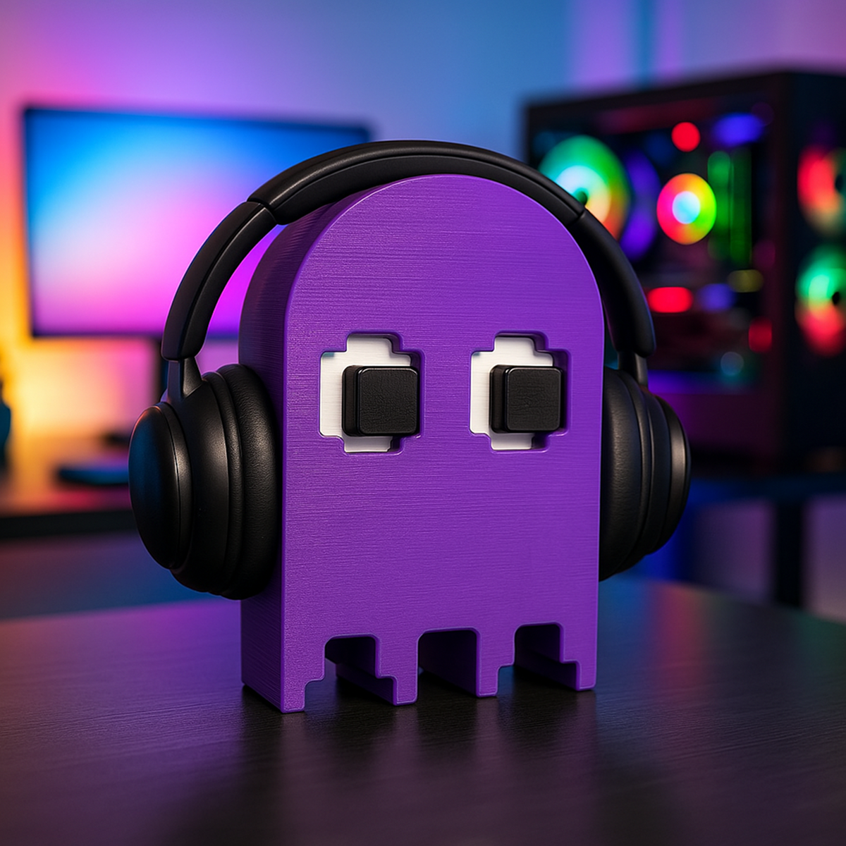 Pacman Masaüstü Kulaklık Standı