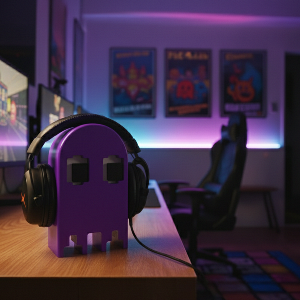 Pacman Masaüstü Kulaklık Standı