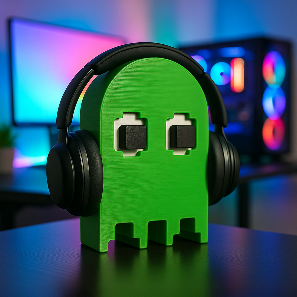 Pacman Masaüstü Kulaklık Standı