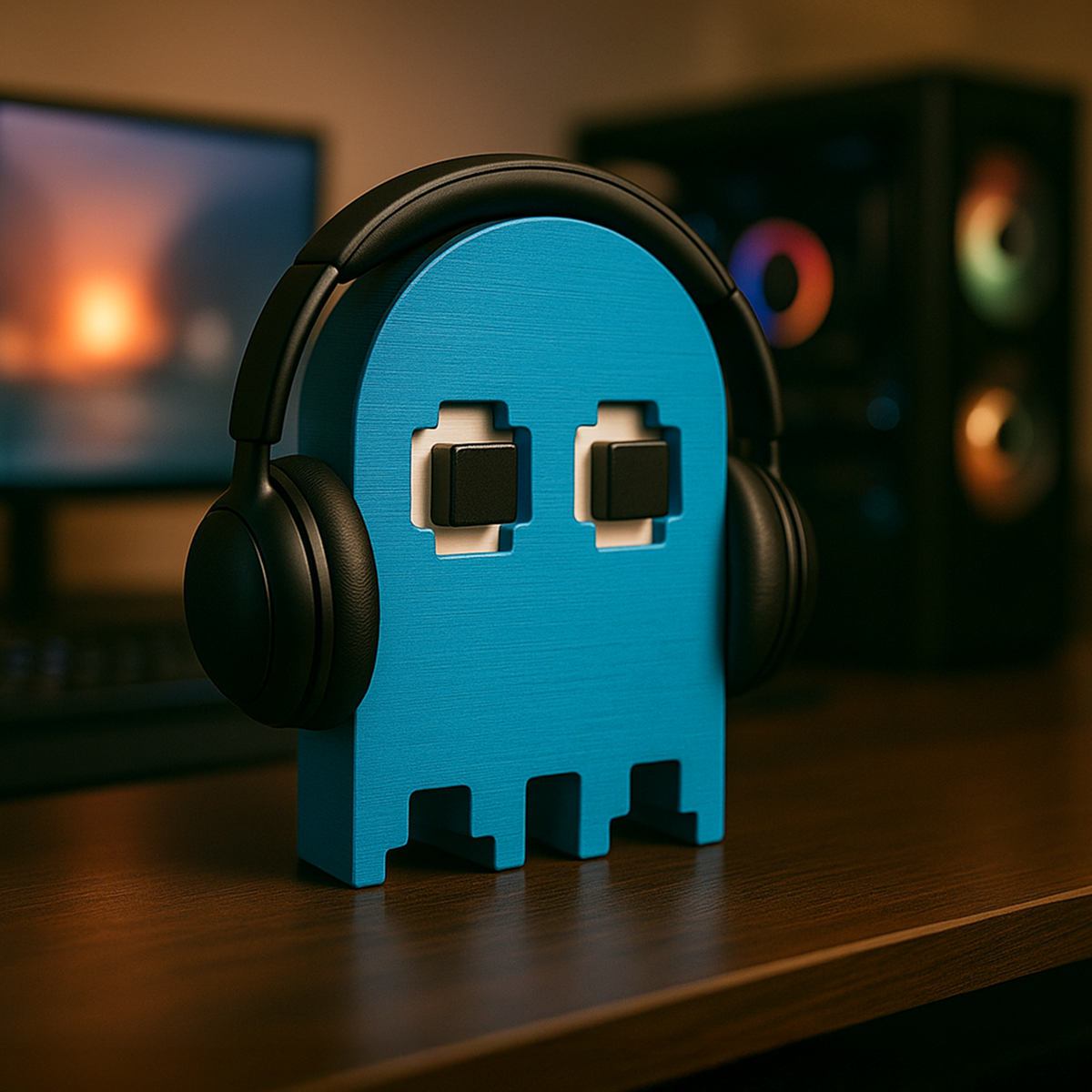 Pacman Masaüstü Kulaklık Standı