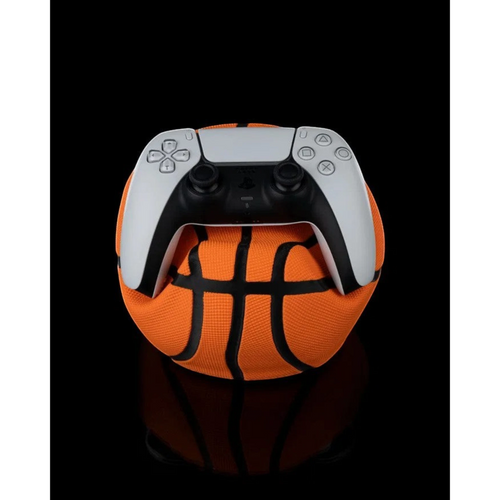 Magicland 3D turuncu basketbol topu şeklinde oyun kumandası tutucu stant