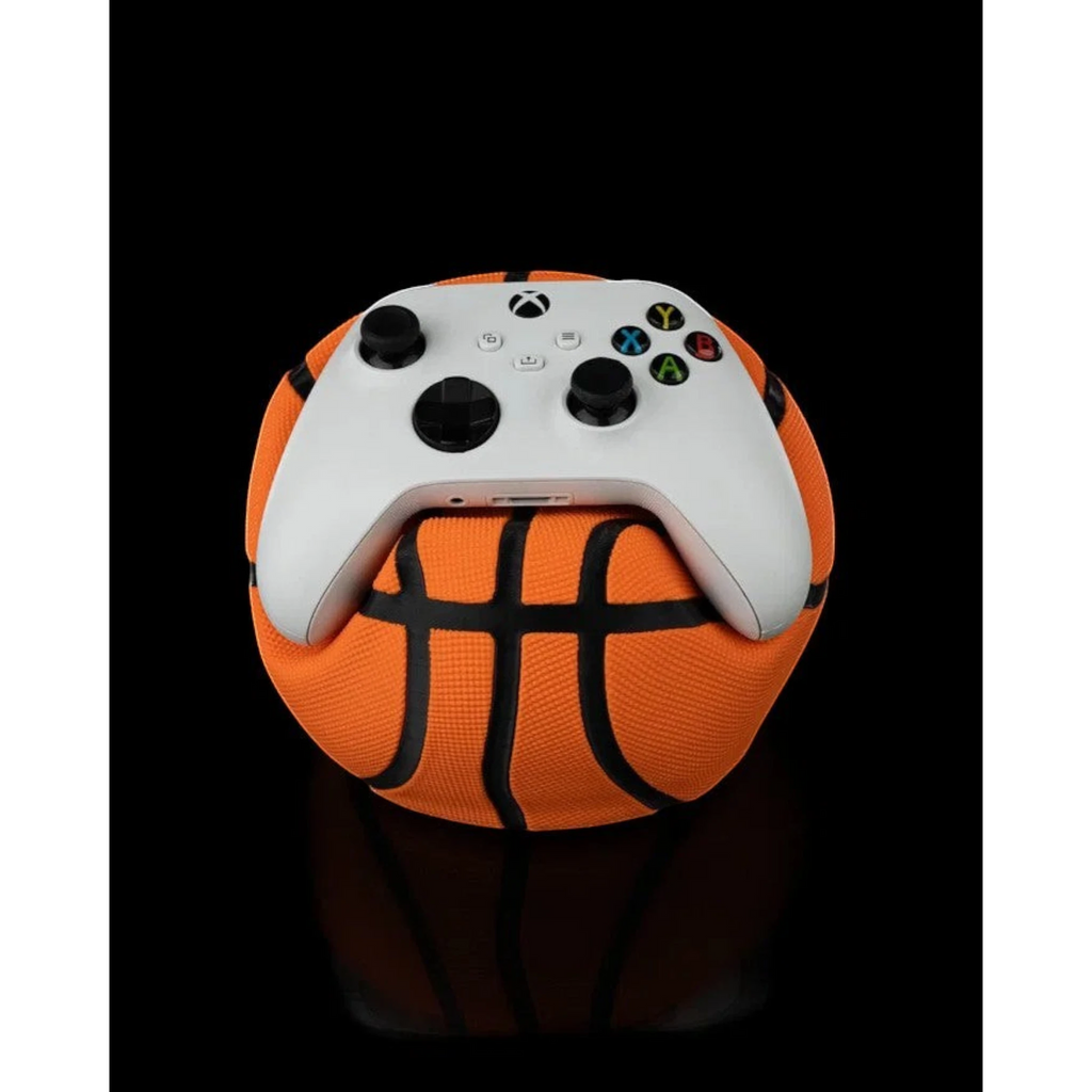 Magicland 3D turuncu basketbol topu şeklinde oyun kumandası tutucu stant