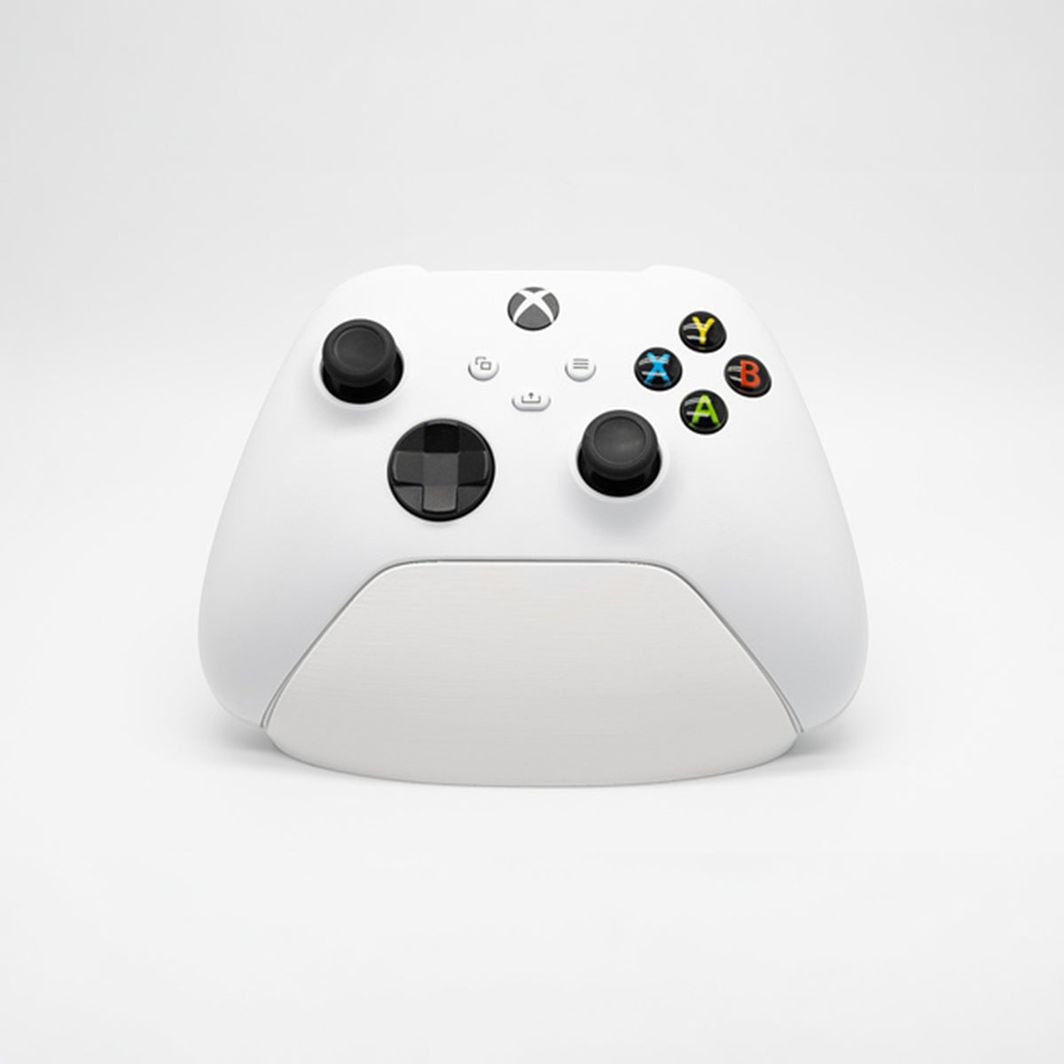 Magicland 3D beyaz Xbox kontrolcü standı, sade ve fonksiyonel tasarım, gaming setup aksesuarı.