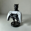 Magicland 3D Black Panther figürlü oyun kolu tutacağı, PS5 ve Xbox kolları için ideal, siyah ve gümüş detaylı.