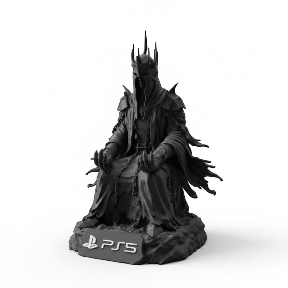 Magicland 3D Dark Lord PS5 tutucu stant, siyah, detaylı figür, oyun aksesuarı