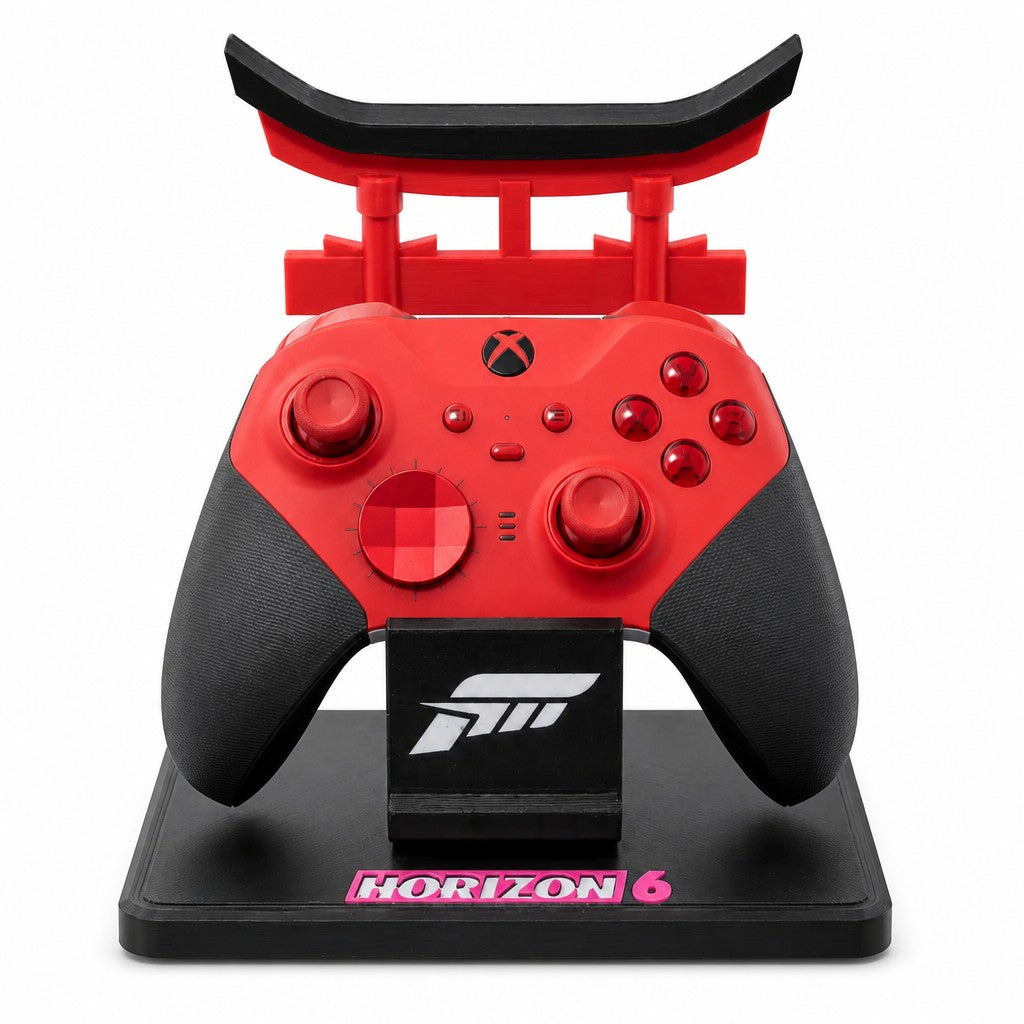 Magicland 3D Forza Horizon 6 temalı kırmızı siyah torii kapısı tasarımlı 3D baskı oyun kolu standı