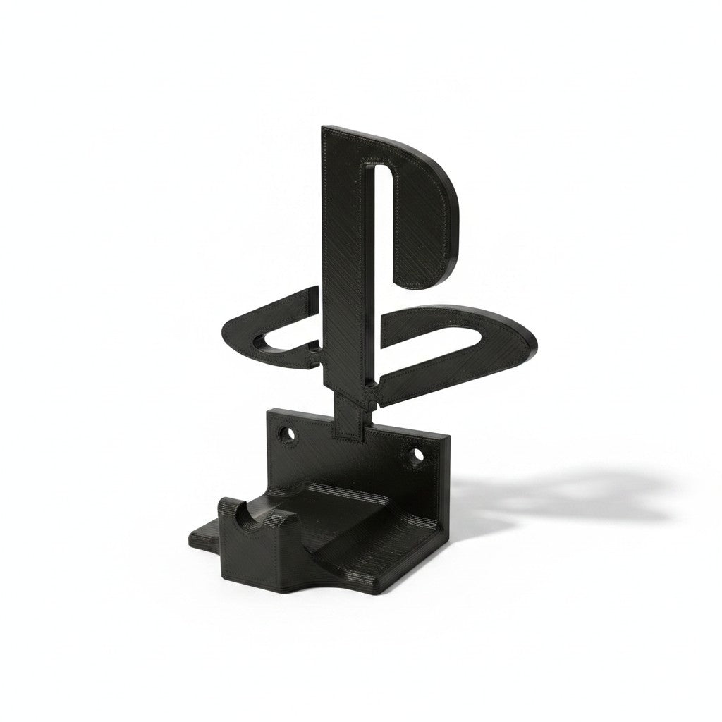 Magicland 3D black wall mount for PS4 controllers featuring the PlayStation logo.