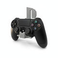 Magicland 3D grey wall mount holder for Playstation PS4 controller, keeps controller secure and accessible.
