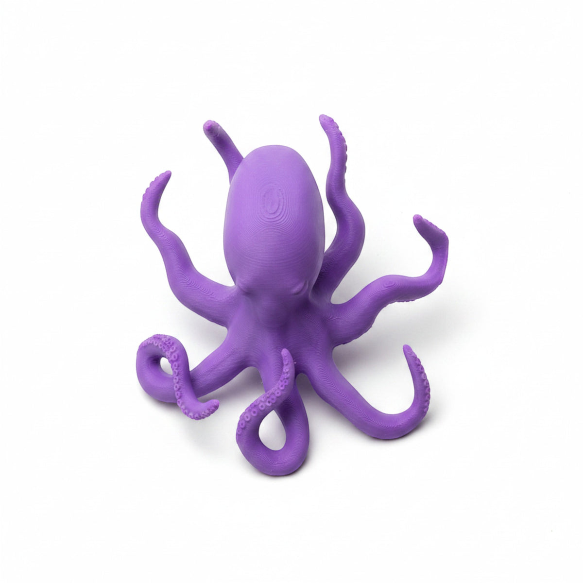 Magicland 3D decorative purple octopus keychain holder with eight tentacles and suction cup details.